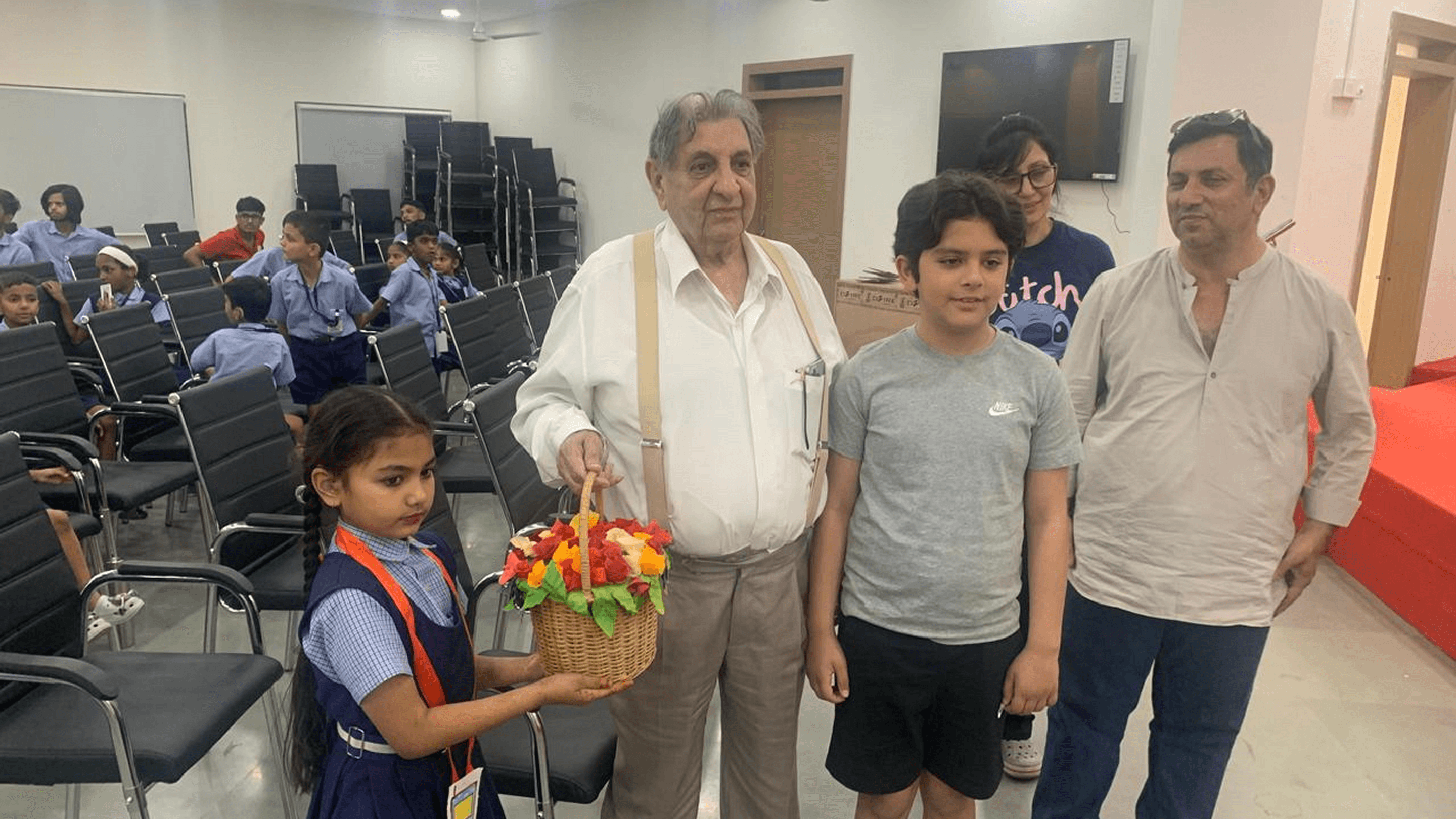 Dr. Cyrus Poonawalla school for the hearing impaired visit